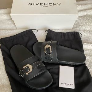 Givenchy Buckle Slides